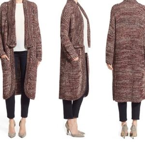 Sam Edelman Chunky Knit Long Duster Cardigan